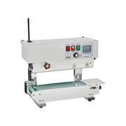 VEVOR Continuous Bag Band Sealing Machine,0.24-0.47 in/6-12 mm Seal Width, Vertical Band Sealer Machine with Digital Temperature Control, Carbon Steel Bag Sealer for 0.02-0.8 mm Plastic Bags Films