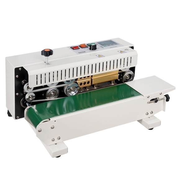 VEVOR Continuous Horizontal Band Sealing Machine - Carbon Steel Bag Sealer