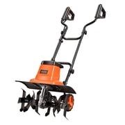 VEVOR 18in Corded Electric Tiller, Garden Rototiller, 13.5A Heavy-Duty Tilling Machine, Cultivator with Steel Tines and Foldable Handle, for Lawn, Yard, and Gardening Care