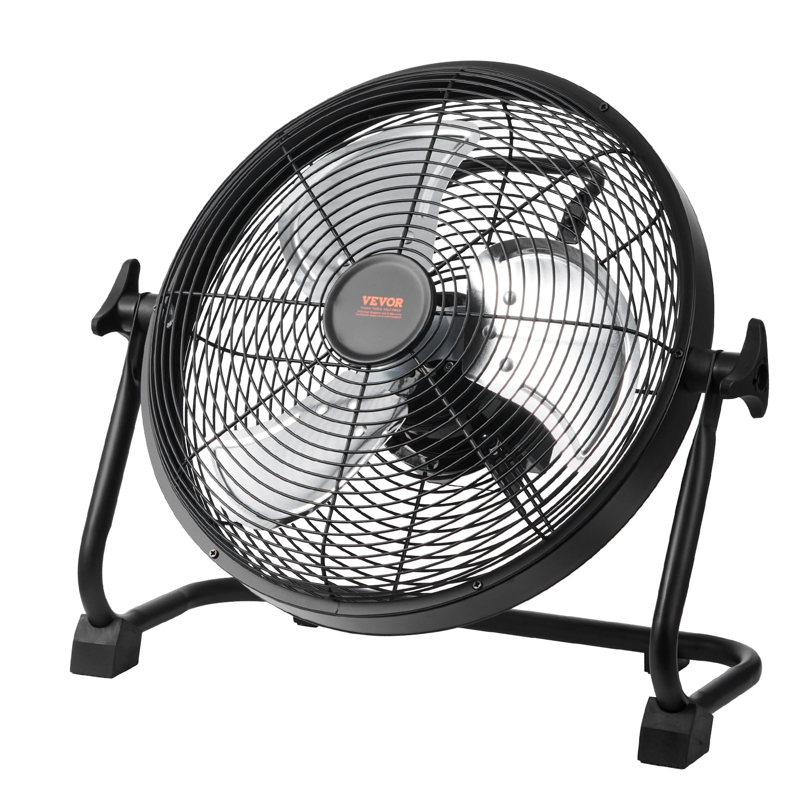 VEVOR Cordless Fan 12 in, Portable Quiet Personal Fan for Home or Office, 360 Degree Manual Pivoting Head, Stepless Speed Regulation High Velocity Cordless Fan