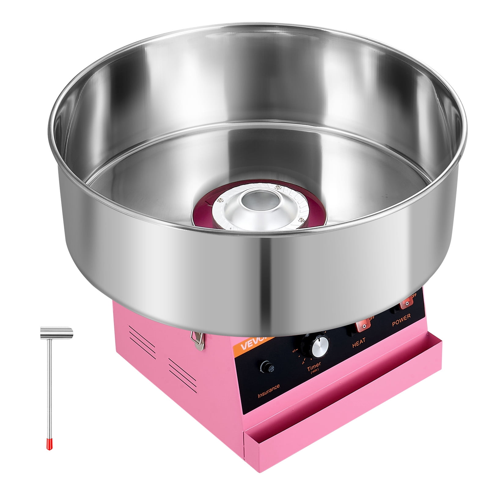 VEVOR Cotton Candy Machine Commercial 1000W Electric Candy Floss Maker ...