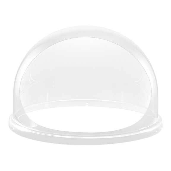 VEVOR Cotton Candy Machine Cover, Transparent Acrylic Dome Bubble Shield, Cotton Candy Machine Bubble Shield Compatible with 20.5in Cottons Candies Machines Bowl for Party,Shops, Bottom Groove Design