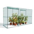 thumbnail image 1 of VEVOR Crop Cage, 11.6 x 3.9 x 6.3 ft Plant Protection Tent with Zippered Door, Wind-Resistant Tall Crop Cage, Easy to Install, Outdoor Raised Bed Cover, Tomato Plant Netting for Garden Patio Lawn, 1 of 9