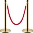 thumbnail image 1 of VEVOR Crowd Control Stanchion Posts, Silver, 6-Pack, Queue Line Barriers, 1 of 11