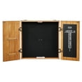 thumbnail image 1 of VEVOR Dartboard Cabinet, Solid Wood Dartboard Cabinet Set, Official Size Hideaway Cabinet with Socreboard and Accessories, Features Easy Assembly, Perfect for Cricket Games (Dartboard Not Included), 1 of 9