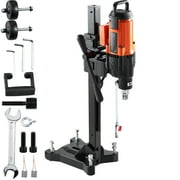 VEVOR Diamond Core Drilling Machine, 10in Wet Concrete Core Drill Rig with Stand Wheels, 750RPM Speed & 1-1/4" Thread & Lifting Handle,10in Drilling Diameter for Concrete Brick Block Stone,2500W