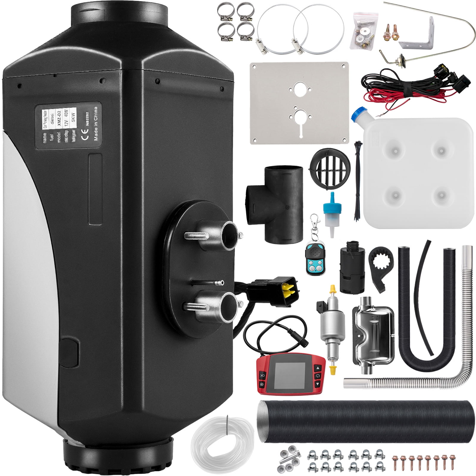 VEVOR Diesel Air Heater 12V 5KW,15L Tank Diesel Parking Heater with LCD  Switch u0026 Wireless Control,Fast Heating for Car Bus Truck Boat Trailer  Motorhomes Engineering Vehicles - Walmart.com