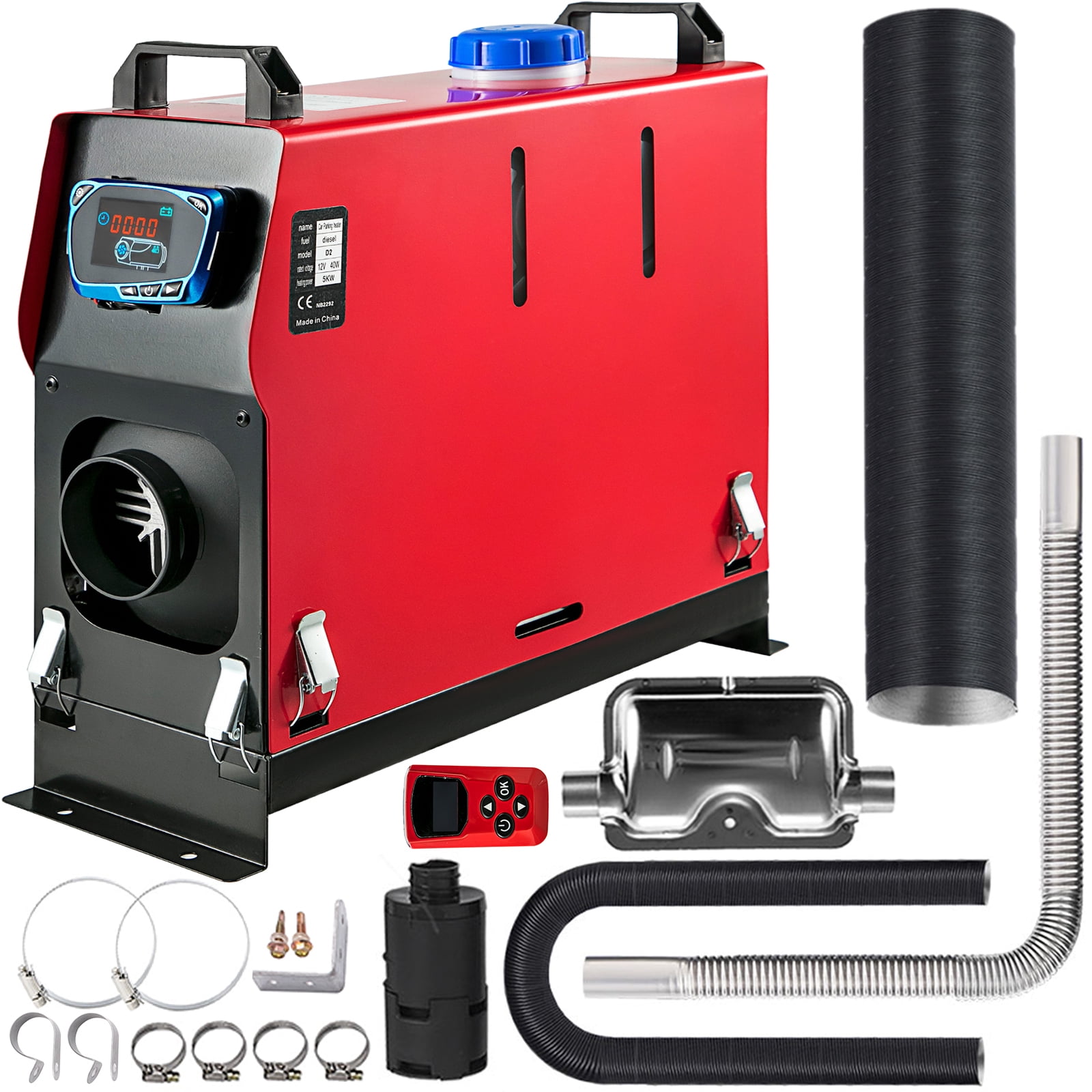 Vevor Diesel Heater. 12v 8KW Shop/RV Heater. Unboxing, Test and