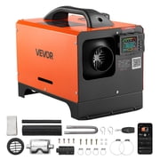 VEVOR Diesel Heater DC 12 V All-in-One Fast Heating Diesel Air Heater, For Vehicles, with Bluetooth App Control, Remote Control and LCD Panel, Automatic Altitude Compensation, 5 L/1.3 Gal Tank