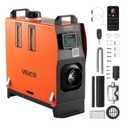 VEVOR Diesel Heater DC 12V All-in-One 5 L/1.3 Gal Tank Diesel Air Heater, For Various Vehicles, Fast Heating with Bluetooth App Control, Remote Control and LCD Panel, Automatic Altitude Compensation