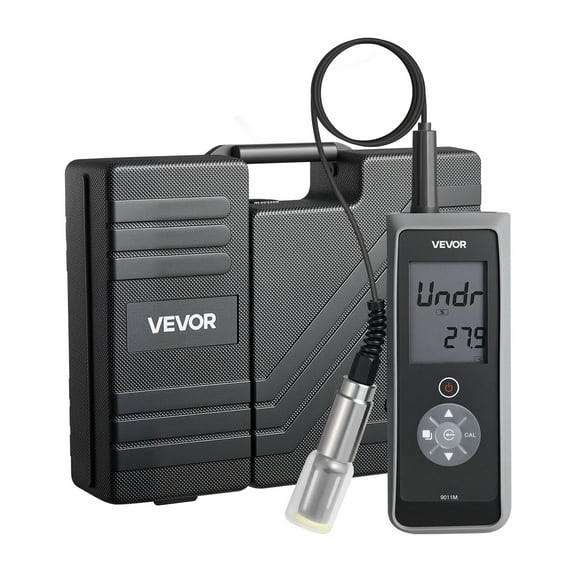 VEVOR Dissolved Oxygen Meter, 0.0-20.0 mg/L Measurement Range,Portable Dissolved Oxygen Tester Kit with 13.1 ft Electrode Cable,Membrane Set and Carrying Case,Data Sets Storage,DO Meter for Ponds