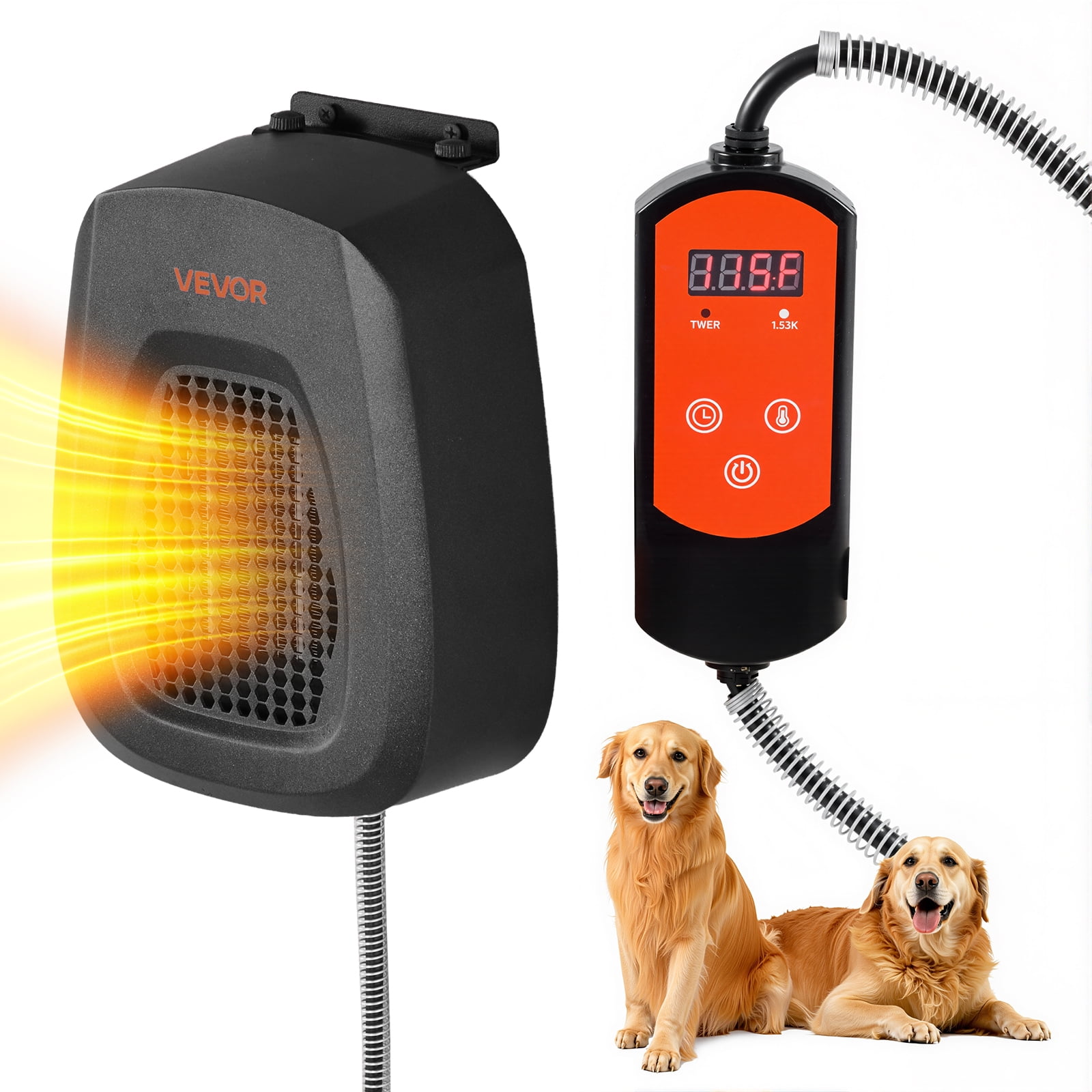 VEVOR Dog House Heater, 800W Pet Heater House with Overheat Protection ...
