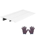 thumbnail image 1 of VEVOR Door Threshold Ramp, 2 inch Rise, Aluminum Alloy Threshold Ramp Rated 800 lbs Load Capacity, Handicap Ramps for Home Steps for Wheelchair, Scooters, Power Chairs, Walkers, Bicycle, Tricycle, 1 of 9