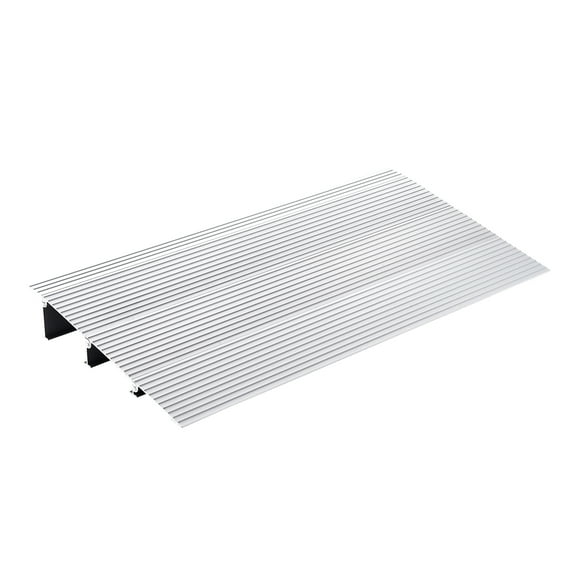 VEVOR Door Threshold Ramp, 3" Rise, 800 lbs Load Capacity, Door Ramp for Wheelchairs, Aluminum Threshold Ramp for Doorways, Adjustable Modular Threshold Ramp for Wheelchairs, Scooters, Power Chairs