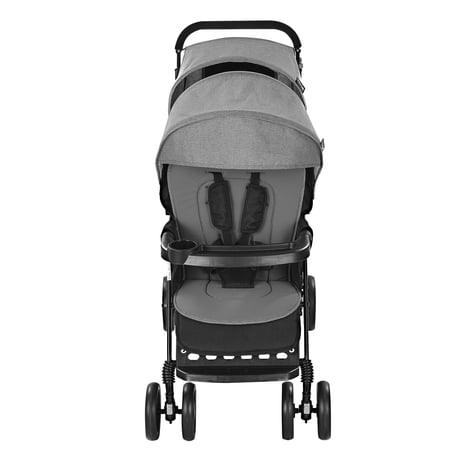 VEVOR Double Stroller, Foldable Lightweight Twin Tandem Stroller – Dark Gray