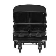 VEVOR Double Stroller - Lightweight Side-by-Side Foldable Twin Stroller in Black