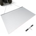 thumbnail image 1 of VEVOR Drag Harrow, 6.6 x 4 ft, High-Efficiency Chain Harrow Rake, ATVs UTVs Tractors Attachments, Durable Galvanized Steel Mesh Drag Mat with Towing Chain,for Gravel Driveway Ruts Farm Field Leveling, 1 of 9