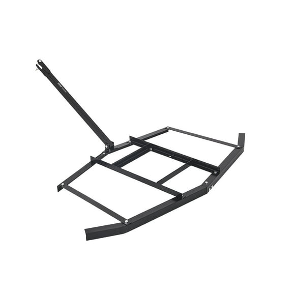VEVOR Drag Harrow, 66" Width Tow Behind Drag Harrow, Q235 Steel Driveway Grader with Adjustable Bars & Pin Hitch, Support up to 50 lbs, Tractor Driveway Harrow for ATVs, UTVs, Garden Lawn Tractors
