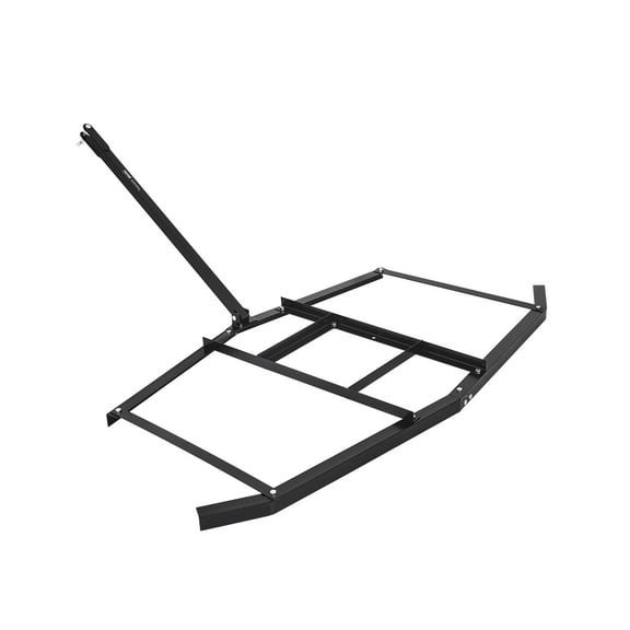 VEVOR Drag Harrow, 74" Width Tow Behind Drag Harrow, Q235 Steel Driveway Grader with Adjustable Bars & Pin Hitch, Support up to 50 lbs, Tractor Driveway Harrow for ATVs, Garden Lawn Tractors