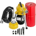 VEVOR Drain Cleaning Machine 66 ft x 2/3 inch, Electric Cleaner Machine fit 3/4 inch to 5 inch