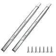 thumbnail image 1 of VEVOR Drawer Slides, 22 inch, 10 Pairs Full Extension Ball Bearing Cabinet Rails, 100 LB Load Capacity Heavy Duty Side Mount Dresser Drawer Slides, Drawer Track Runners for Kitchen DIY Replacement, 1 of 9