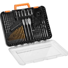 VEVOR Drill Bit Set, 100 Pieces Drill and Driver Bit Set, Screwdriver Bit Set Suitable for Wood Metal Cement Drilling and Screw Driving, Drill Bit Sets Combo Kit Assorted in Organized Carrying Case