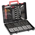 thumbnail image 1 of VEVOR Drill Bit Set, 318 Pieces Drill and Driver Bit Set, Screwdriver Bit Set Suitable for Wood Metal Cement Drilling and Screw Driving, Drill Bit Sets Combo Kit Assorted in Organized Carrying Case, 1 of 9