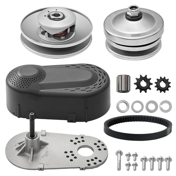 VEVOR Drive Clutch, 2-8HP Engine, 2000 RPM High-Strength Drive Clutch with Asymmetric Designed Wheels & Robust Rubber Belt, Sturdy & Durable Clutch with Full Accessories, Fit for Various Engines