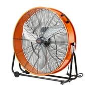 VEVOR Drum Fan, 30 Inch High Velocity Industrial Shop Fan, Heavy Duty Commercial Use 3-Speed 13000CFM, 360°Adjustable Tilting Industrial Floor Fan for Warehouse,Workshop,Factory, Basement