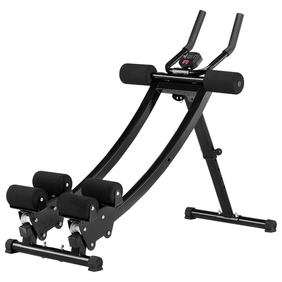 bogykik Ab Crunch Machine Dual-Track Adjustable Core Strength Trainer
