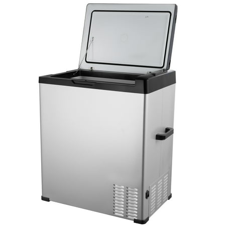 VEVOR Dual Zone Portable Refrigerator, 12/24V DC & 100-240V AC, App Controlled, 80Qt