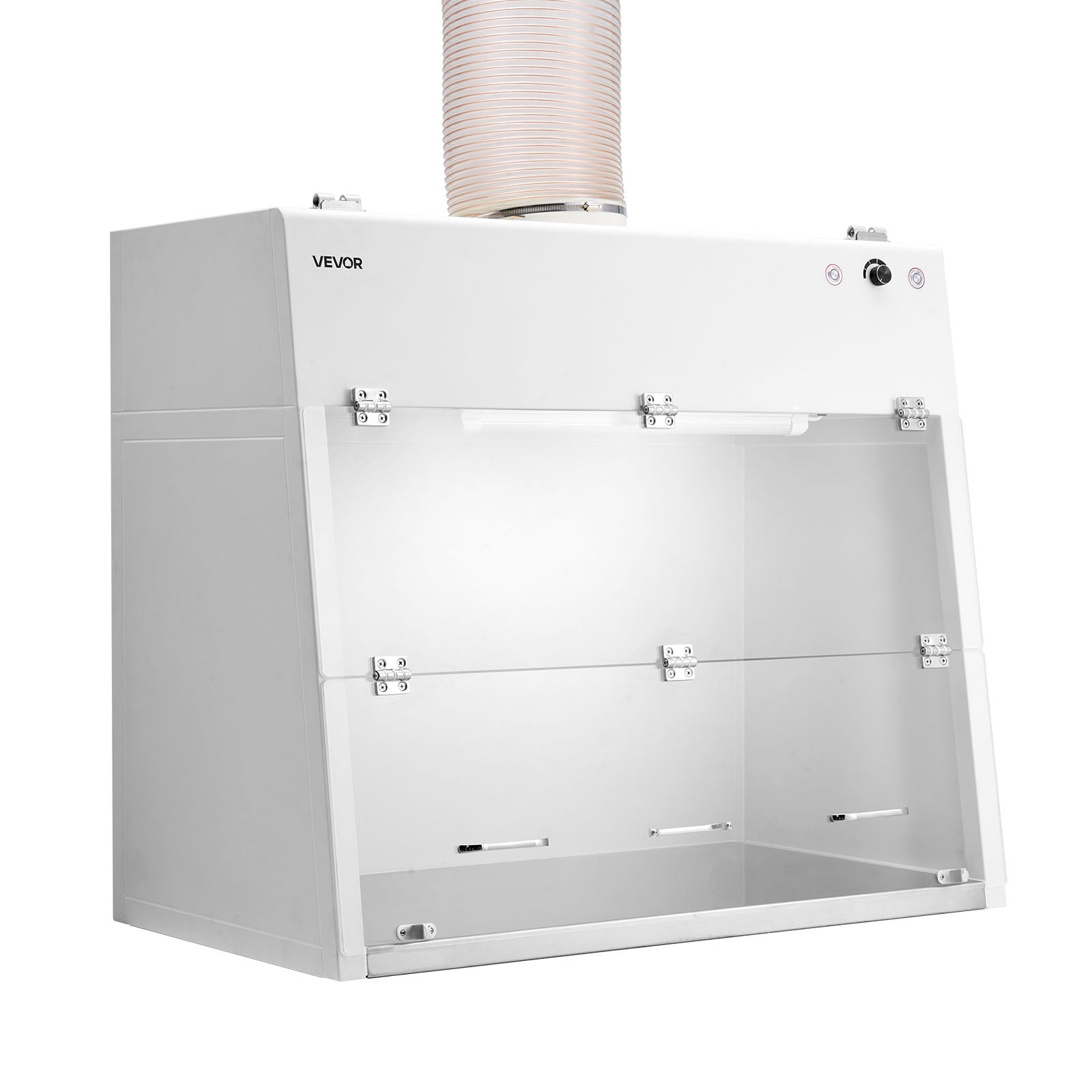 VEVOR Ducted Fume Hood, 19.69 x 41.54 x 27.56 inch Working Area, Lab ...