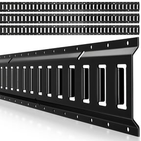 VEVOR E-Track Tie-Down Rails, 4 Pack, 7.7 ft E Track Rails Secures Cargo & Heavy Loads Up to 2,000 lbs, Trailer Tie-Down System Suitable for Garages, Vans, Motorcycle Tie Downs, ATV Mountings