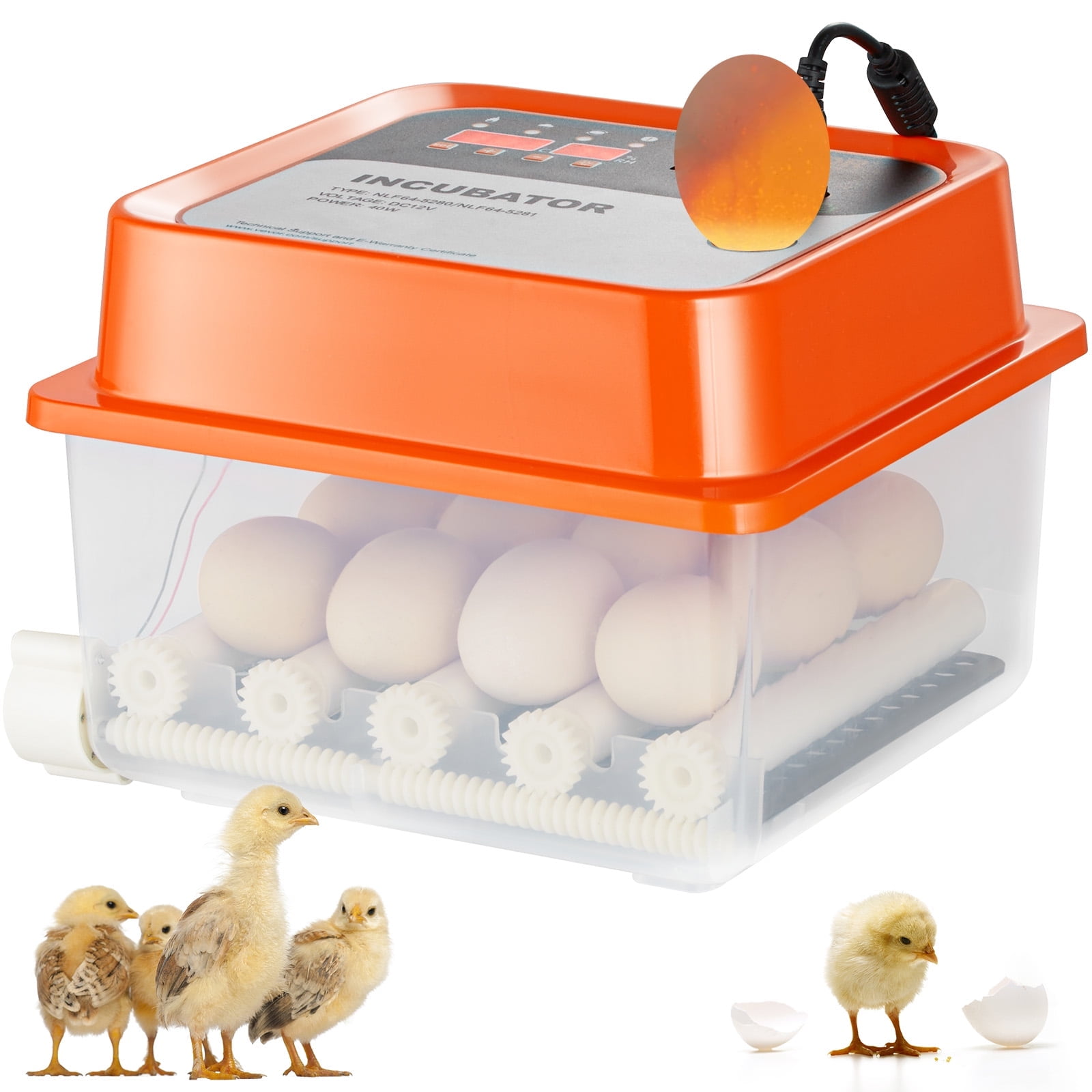 Incubator Shell VEVOR Egg Incubator, Incubators for Hatching Eggs, Automatic Egg Turner ...