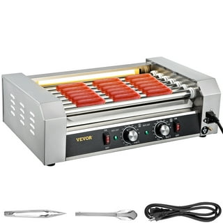 GREAT NORTHERN Stainless Steel 24 Hot Dog and Sausage Electric Countertop  Cooker Machine with 9-Rollers 455034ABX - The Home Depot