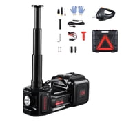 VEVOR Electric Car Jack, 5 Tons /11000 lbs, Electric Scissor Jack with Built-In Inflator, 12V Tire Change Replacement with Electric Impact Wrench & LED Light, Portable Jack kit for Sedan, SUV, Truck