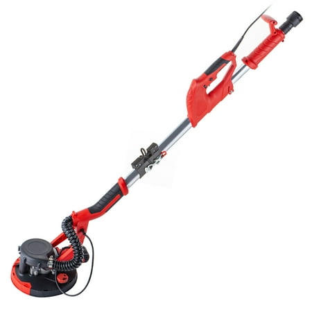VEVOR Electric Drywall Sander 850W;Variable Speed 800–1750 RPM;8.86 in Sanding Head;Telescopic Handle;Plastic + Metal Body