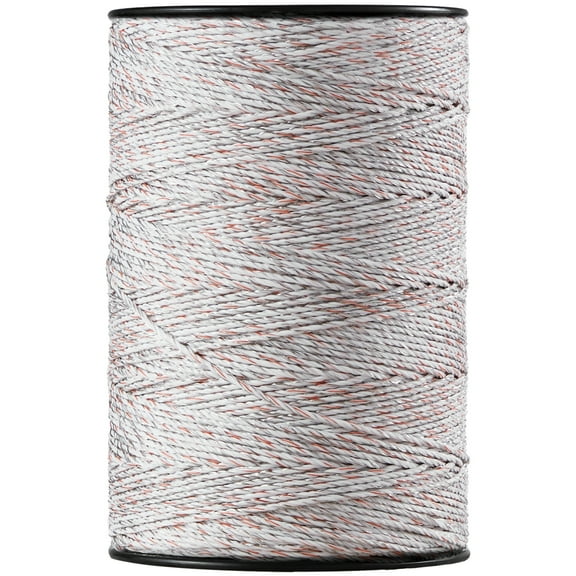 VEVOR Electric Fence Wire, 2625Ft 800M Portable Polywire, 3/32" Diameter 9 Mixed Metal Strands for Reliable Conductivity and UV, Rust Resistance, Fencing Rope Line for Horse, Cattle, Livestock