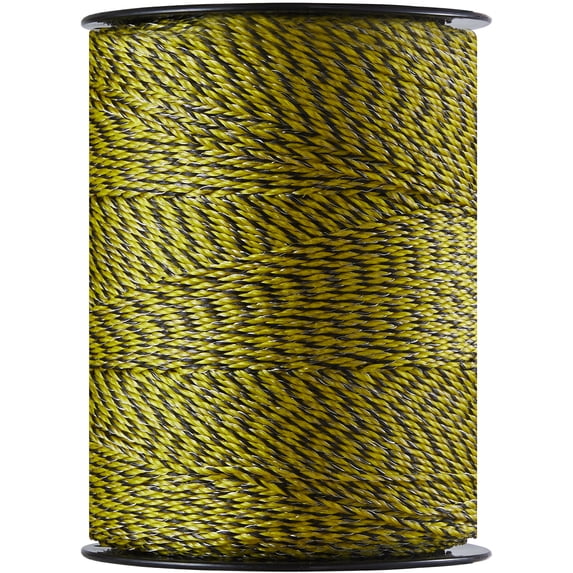 VEVOR Electric Fence Wire, 3366Ft 1026M Portable Polywire, 1/8" Diameter 6 Stainless Steel Strands for Reliable Conductivity and UV, Rust Resistance, Fencing Rope Line for Horse, Cattle, Livestock