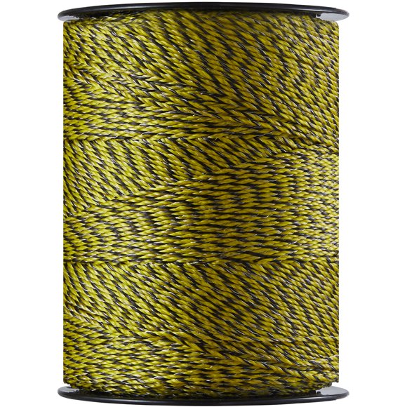 VEVOR Electric Fence Wire, 3366Ft 1026M Portable Polywire, 1/8" Diameter 6 Stainless Steel Strands for Reliable Conductivity and UV, Rust Resistance, Fencing Rope Line for Horse, Cattle, Livestock
