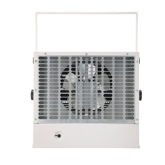 VEVOR Electric Garage Heater, 7500-Watt Digital Fan-Forced Wall/Ceiling Mount Shop Heater, with Remote Control Overheat Protection, Hardwired Heater with 9-Hour Timer, Ideal for Workshop, ETL Listed