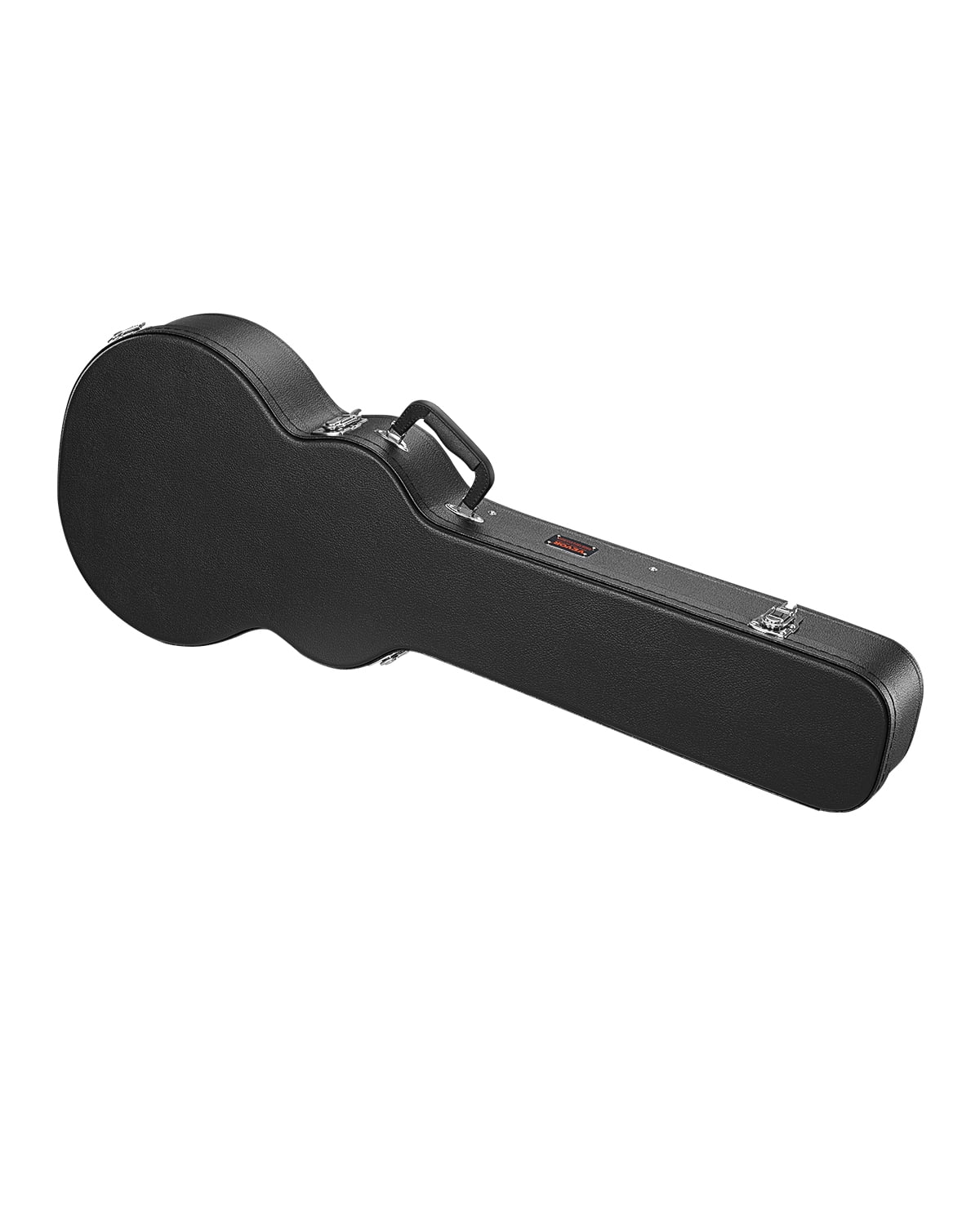 VEVOR Electric Guitar Hard Case, 41.34 in Gourd-Shaped Guitar Hard Case ,With Lock Latch Key Handle, PVC Padding Soft Lining Water-Resistant Hard Shell Guitar Case ,for 39 in LES Paul Guitars, Black