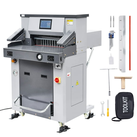 VEVOR Electric Hydraulic Paper Cutter, 2500W Heavy Duty Paper Cutter Machine 20.2 in/515 mm Cutting Width, 3.1 in/80 mm Cutting Thickness