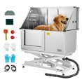 thumbnail image 1 of VEVOR Electric Lift Dog Washing Station, 50 inch Stainless Steel Pet Grooming Tub w/ PE Water Filter Board, Faucet & Showerhead (Left Door), 1 of 9
