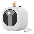 thumbnail image 1 of VEVOR Electric Mini-Tank Water Heater 8-Gallon Tank, 1440W Hot Water Boiler Storage, Safety Temperature Pressure Valve Easy Install, for Kichen Bathroom Restaurant, Shelf Wall Floor Mounted, 1 of 9