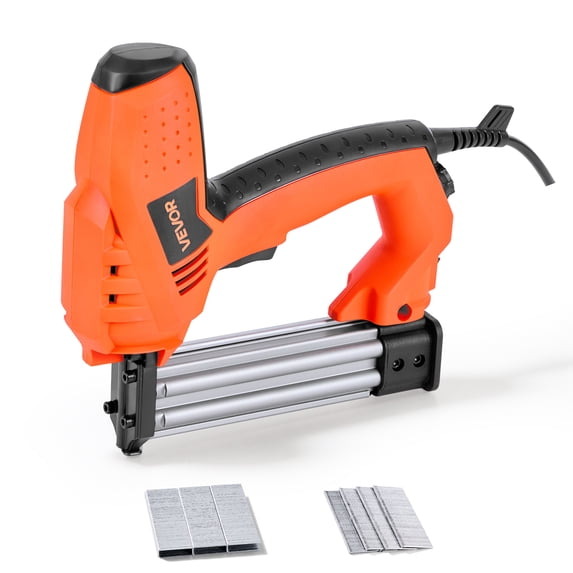 VEVOR Electric Nail Gun, 2-in-1 Staple Gun Brad Nailer, 18 Gauge 1-1/4 ...