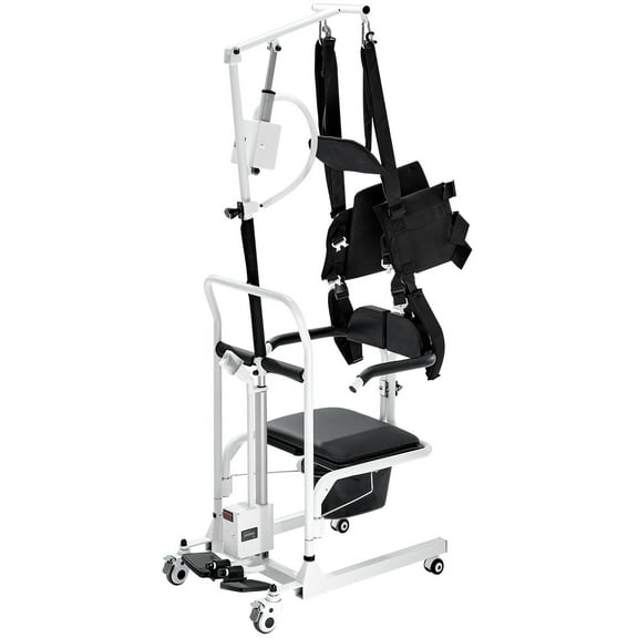 VEVOR Electric Patient Lift Transfer Chair, Electric Wheelchair Lift with Sling for Home and Hospital Use