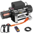 thumbnail image 1 of VEVOR Electric Winch, 12000 lbs Load Capacity, 12V DC Truck Winch with Φ0.36 in x 80 ft Steel Rope, Wireless & Wired Remote Control, IP55 Waterproof for Towing SUV Jeep Trailer Boat Off-Road Vehicle, 1 of 9