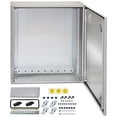 thumbnail image 1 of VEVOR Electrical Enclosure, 16'' x 16'' x 8'', UL Certified NEMA 4 Outdoor Enclosure, IP65 Waterproof & Dustproof Cold-Rolled Carbon Steel Hinged Junction Box for Outdoor Indoor Use, with Rain Hood, 1 of 9