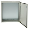 thumbnail image 1 of VEVOR Electrical Enclosure, 24'' x 24'' x 12'', NEMA 4 Outdoor Enclosure, IP65 Waterproof & Dustproof Cold-Rolled Carbon Steel Hinged Junction Box for Outdoor Indoor Use, with Rain Hood, 1 of 9